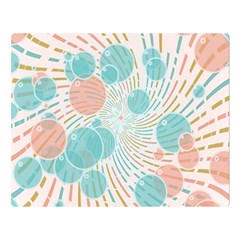 Bubbles Double Sided Flano Blanket (large)  by linceazul