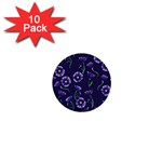 Floral 1  Mini Buttons (10 pack)  Front