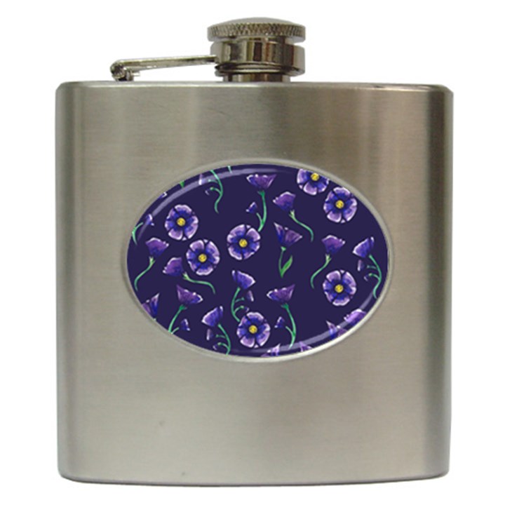 Floral Hip Flask (6 oz)