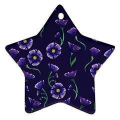 Floral Star Ornament (two Sides)