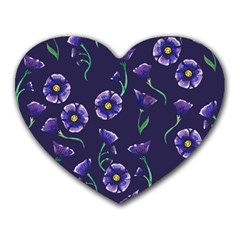 Floral Heart Mousepads