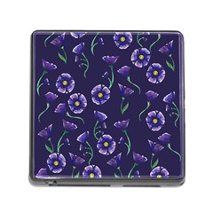 Floral Memory Card Reader (square) by BubbSnugg