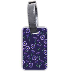 Floral Luggage Tags (one Side)  by BubbSnugg