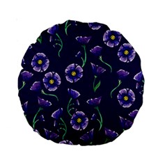 Floral Standard 15  Premium Round Cushions by BubbSnugg