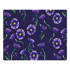 Floral Double Sided Flano Blanket (large)  by BubbSnugg