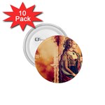 Fantasy Art Painting Magic Woman  1.75  Buttons (10 pack) Front