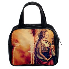 Fantasy Art Painting Magic Woman  Classic Handbags (2 Sides) by paulaoliveiradesign