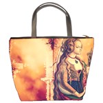 Fantasy Art Painting Magic Woman  Bucket Bags Back