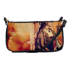 Fantasy Art Painting Magic Woman  Shoulder Clutch Bags by paulaoliveiradesign