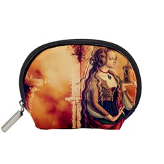 Fantasy Art Painting Magic Woman  Accessory Pouches (small)  by paulaoliveiradesign