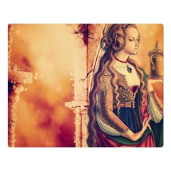 Fantasy Art Painting Magic Woman  Double Sided Flano Blanket (large) 