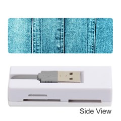 Denim Jeans Fabric Texture Memory Card Reader (stick)  by paulaoliveiradesign