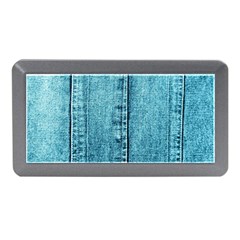 Denim Jeans Fabric Texture Memory Card Reader (mini) by paulaoliveiradesign