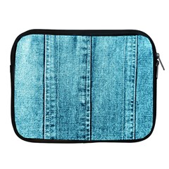 Denim Jeans Fabric Texture Apple Ipad 2/3/4 Zipper Cases by paulaoliveiradesign