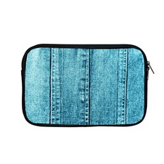 Denim Jeans Fabric Texture Apple Macbook Pro 13  Zipper Case by paulaoliveiradesign