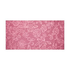 Floral Rose Flower Embroidery Pattern Yoga Headband by paulaoliveiradesign