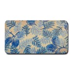 Fabric Embroidery Blue Texture Medium Bar Mats 16 x8.5  Bar Mat