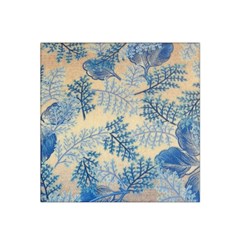 Fabric Embroidery Blue Texture Satin Bandana Scarf