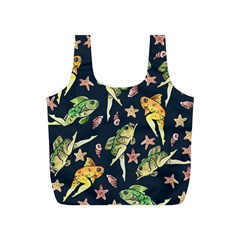 Reverse Mermaids Full Print Recycle Bags (s)  by BubbSnugg