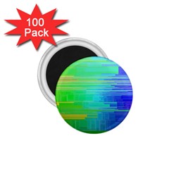 Colors Rainbow Pattern 1 75  Magnets (100 Pack) 