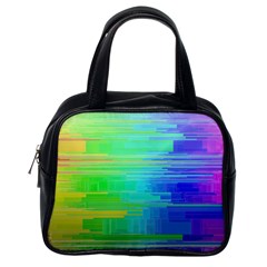 Colors Rainbow Pattern Classic Handbags (one Side)