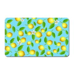 Lemon Pattern Magnet (rectangular) by Valentinaart