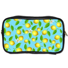 Lemon Pattern Toiletries Bags 2-side by Valentinaart