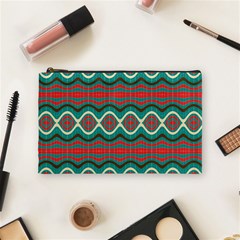 Ethnic Geometric Pattern Cosmetic Bag (medium)  by linceazul