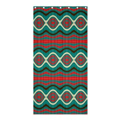 Ethnic Geometric Pattern Shower Curtain 36  X 72  (stall)  by linceazul