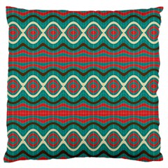 Ethnic Geometric Pattern Standard Flano Cushion Case (one Side) by linceazul