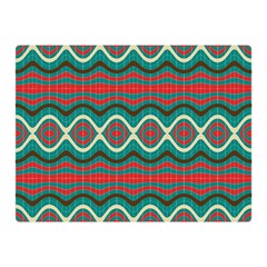 Ethnic Geometric Pattern Double Sided Flano Blanket (mini)  by linceazul