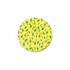 Lemon Pattern Golf Ball Marker by Valentinaart