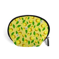 Lemon Pattern Accessory Pouches (small)  by Valentinaart