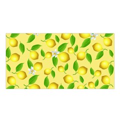 Lemon Pattern Satin Shawl by Valentinaart