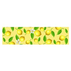 Lemon Pattern Satin Scarf (oblong) by Valentinaart