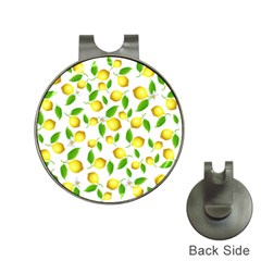 Lemon Pattern Hat Clips With Golf Markers by Valentinaart