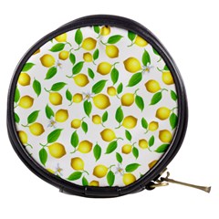 Lemon Pattern Mini Makeup Bags by Valentinaart