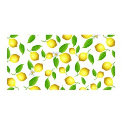 Lemon Pattern Satin Wrap by Valentinaart