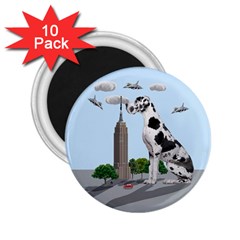 Great Dane 2 25  Magnets (10 Pack)  by Valentinaart