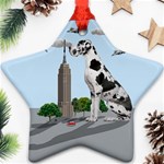 Great Dane Star Ornament (Two Sides) Back