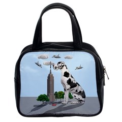 Great Dane Classic Handbags (2 Sides) by Valentinaart