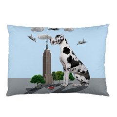 Great Dane Pillow Case by Valentinaart