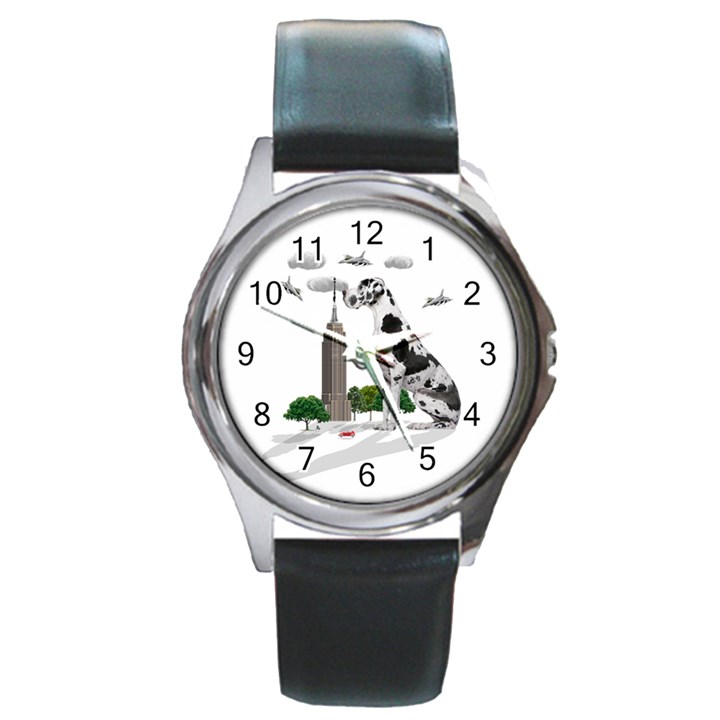 Great Dane Round Metal Watch