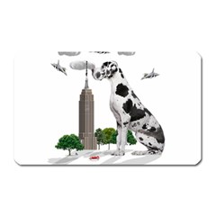 Great Dane Magnet (rectangular) by Valentinaart