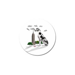 Great Dane Golf Ball Marker by Valentinaart