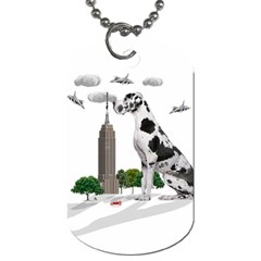 Great Dane Dog Tag (two Sides) by Valentinaart