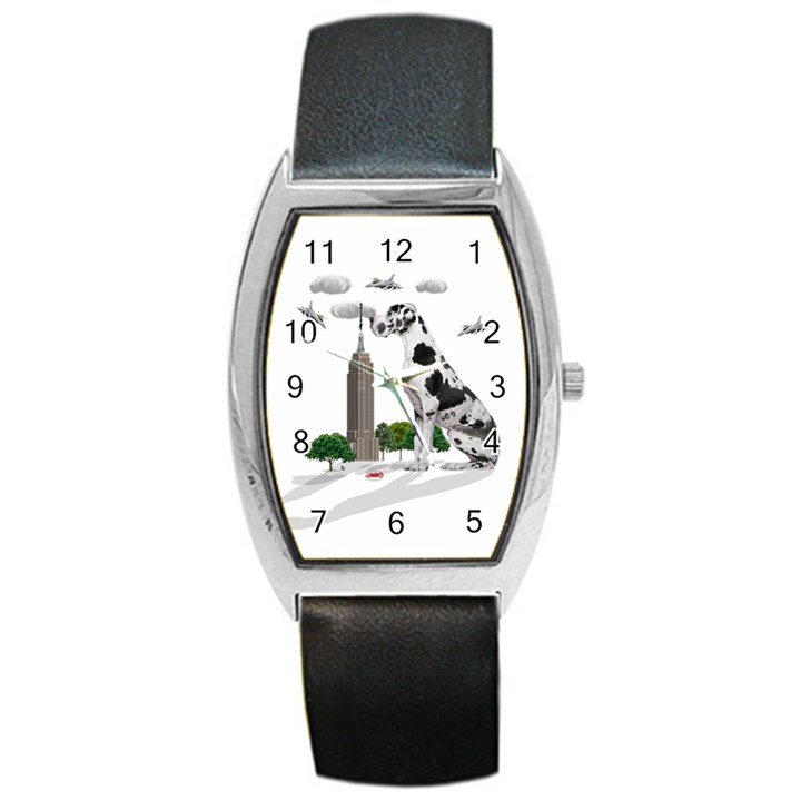 Great Dane Barrel Style Metal Watch