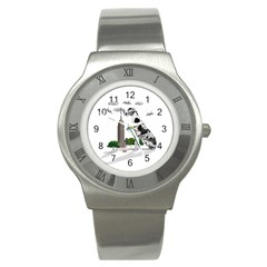 Great Dane Stainless Steel Watch by Valentinaart