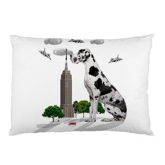 Great Dane Pillow Case by Valentinaart