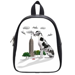 Great Dane School Bag (small) by Valentinaart